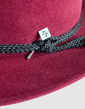 Load image into Gallery viewer, 781 Rabbit Felt Trilby, Burgundy