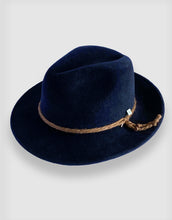 Load image into Gallery viewer, 781 Rabbit Felt Trilby, Dark Navy Blue