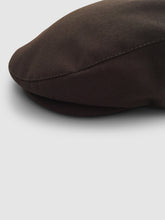 Load image into Gallery viewer, Waterproof Wool 101 Flat Cap, Brown