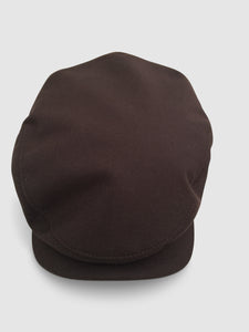 Waterproof Wool 106 Flat Cap, Brown