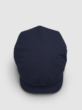Load image into Gallery viewer, Waterproof Wool 106 Flat Cap, Navy Blue