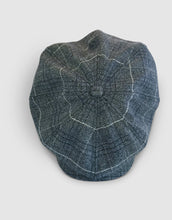 Load image into Gallery viewer, Pure Wool 203 Newsboy Cap, Grey Spiderweb