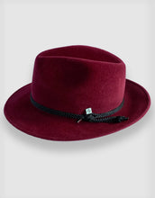 Load image into Gallery viewer, 781 Rabbit Felt Trilby, Burgundy