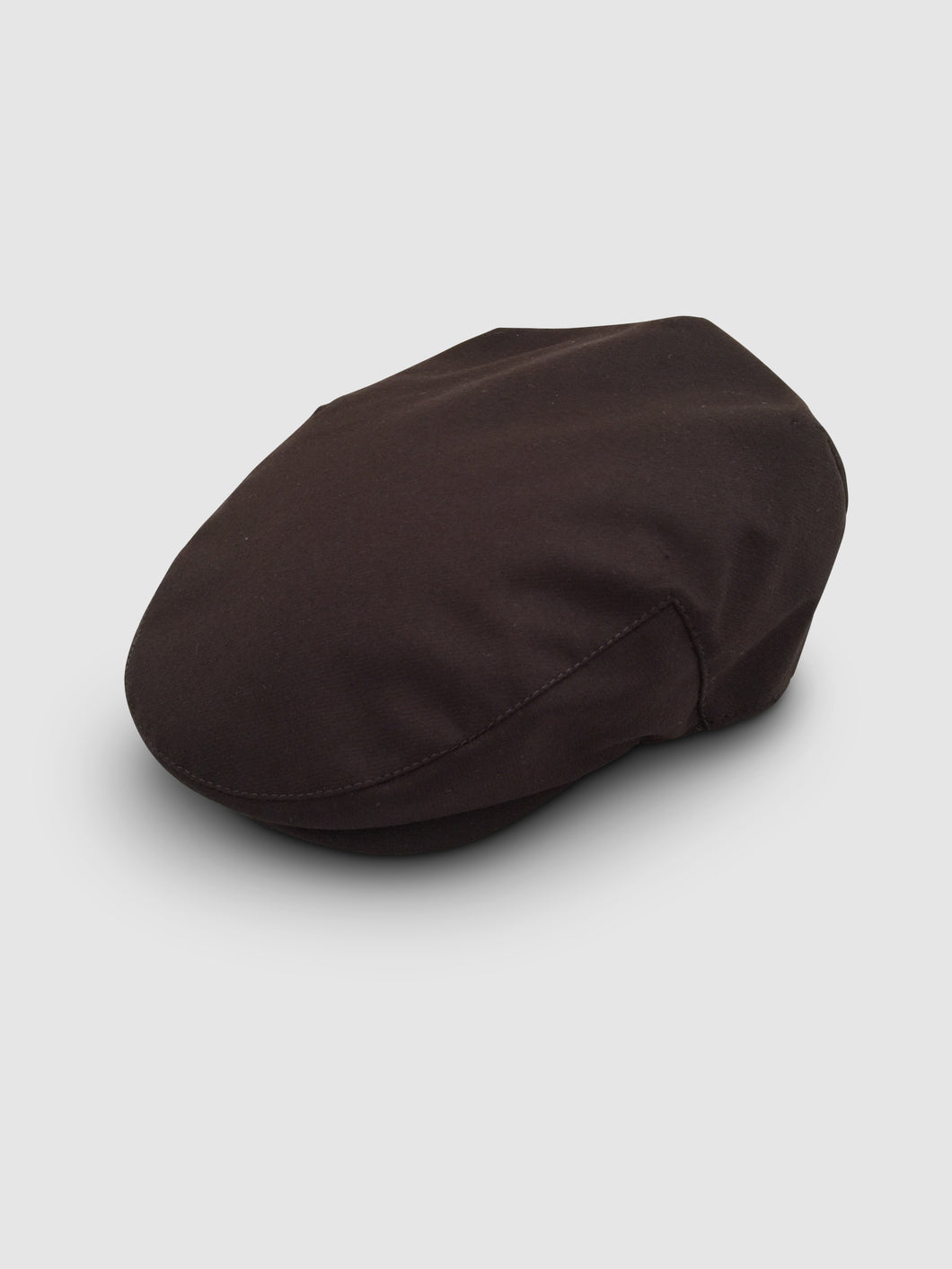 Waterproof Wool 101 Flat Cap, Brown