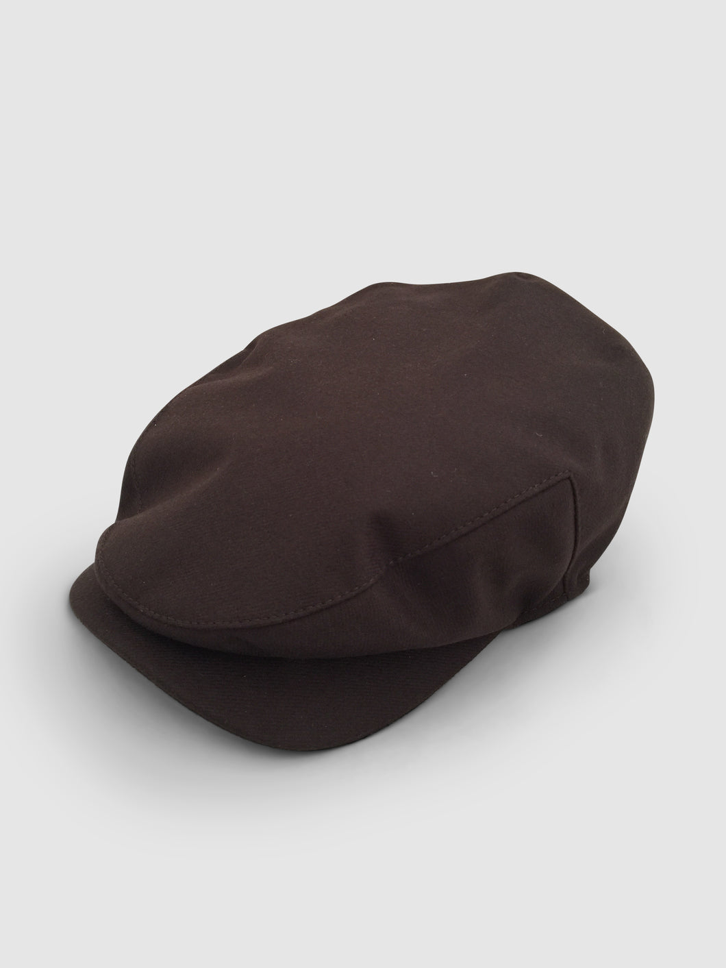 Waterproof Wool 106 Flat Cap, Brown