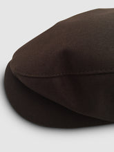 Load image into Gallery viewer, Waterproof Wool 106 Flat Cap, Brown