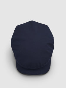 Waterproof Wool 106 Flat Cap, Navy Blue
