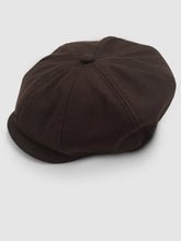 Load image into Gallery viewer, Waterproof Wool 201 Newsboy Cap, Brown